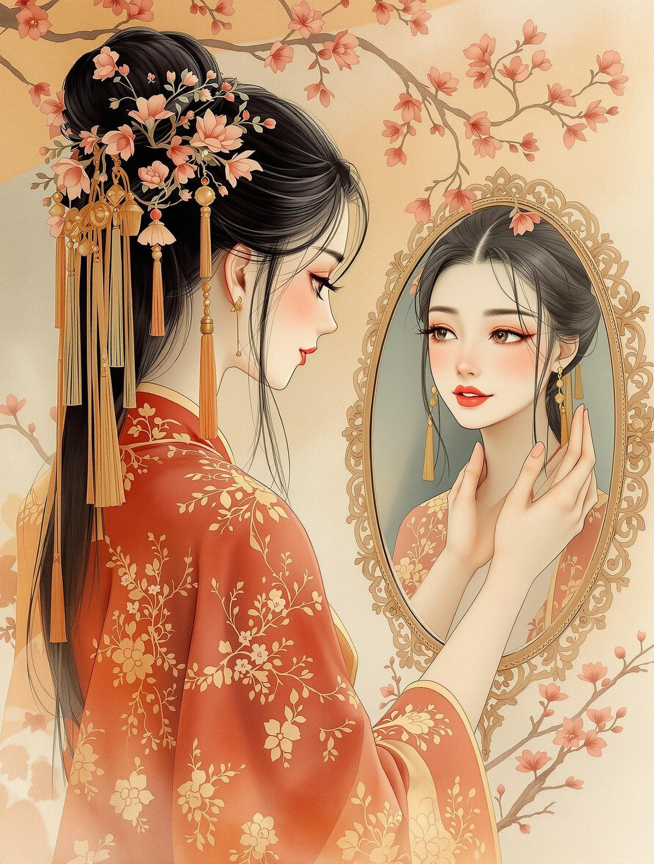 香焦漫画 - 朱颜辞镜，最是人间留不住，朱颜辞镜花辞树